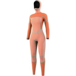 Mystic 2024 Femmes Gem 6/4/3mm Chest Zip à Capuche Combinaison Néoprène -Équipement De Surf 2024 femmes gem 643mm chest zip a capuche combinaison neoprene 2