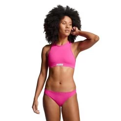 Bas De Maillot De Bain Hipster Pour Femmes PUMA Neon Pink -Équipement De Surf bas de maillot de bain hipster pour femmes puma neon pink 2