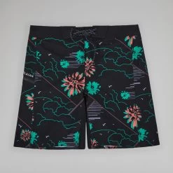 Boardshort Surf 500 19" PARADISE BLACK -Équipement De Surf boardshort surf 500 19 paradise black 1