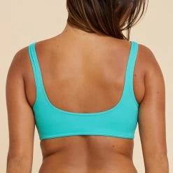 BRASSIERE AURELY TURQUOISE Avec Coques Amovibles -Équipement De Surf brassiere aurely turquoise avec coques amovibles 3