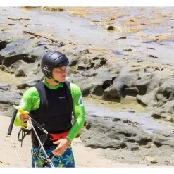 Casque De Protection Unisexe Kitesurf Et Sport Nautiques OCEAN DELPHN Noir -Équipement De Surf casque de protection unisexe kitesurf et sport nautiques ocean delphn noir 2