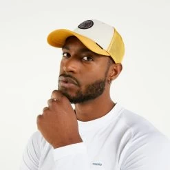 Tribord Casquette Bateau Sailing 500 Adulte Voile Beige Ocre -Équipement De Surf casquette bateau sailing 500 adulte voile beige ocre 1