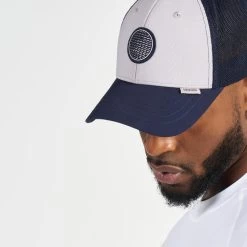 Tribord Casquette Bateau Sailing 500 Adulte Voile Gris Bleu -Équipement De Surf casquette bateau sailing 500 adulte voile gris bleu 3