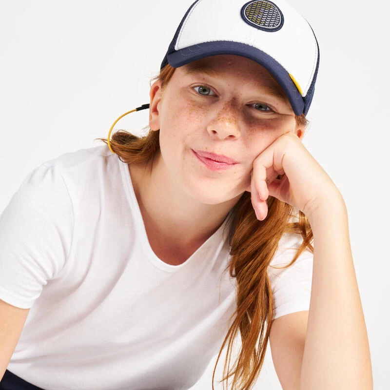 Tribord Casquette Bateau Sailing 500 Enfant Voile Ecru Bleu 7 Tribord Casquette Bateau Sailing 500 Enfant Voile Ecru Bleu – Image 5