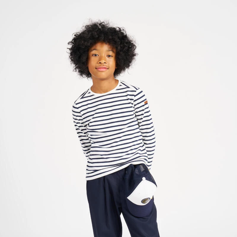 Tribord Casquette Bateau Sailing 500 Enfant Voile Ecru Bleu 9 Tribord Casquette Bateau Sailing 500 Enfant Voile Ecru Bleu – Image 7