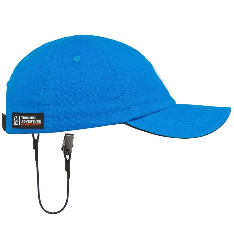 Tribord Casquette Voile Enfant SAILING 100 Bleu électrique 4 Tribord Casquette Voile Enfant SAILING 100 Bleu électrique – Image 2