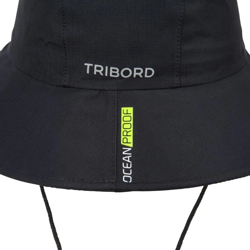 Tribord Chapeau Imperméable SAILING 900 Noir 9 Tribord Chapeau Imperméable SAILING 900 Noir – Image 7