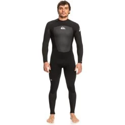 Quiksilver Combinaison De Surf Prologue 3/2mm GBS - Zip Au Dos - Noir Hommes
