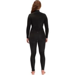 Billabong Combinaison De Surf Synergy 5/4mm - Zip Au Dos - Noir Femmes -Équipement De Surf combinaison de surf synergy 54mm zip au dos noir femmes 4