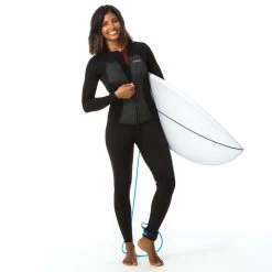 Combinaison Longjane Femme Expert Néoprène 1.5 Mm Extra Souple Sans Zip -Équipement De Surf combinaison longjane femme expert neoprene 15 mm extra souple sans zip 9