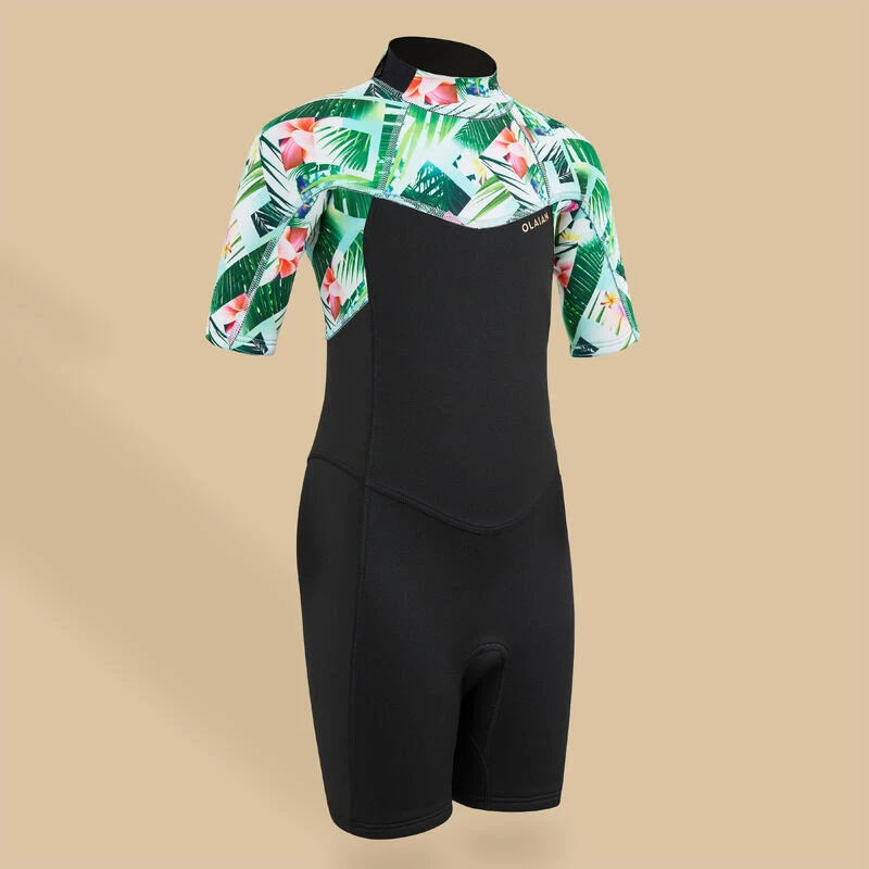 COMBINAISON SURF SHORTY 500 NEOPRENE 1.5MM FILLE NOIRE TIARE 3 COMBINAISON SURF SHORTY 500 NEOPRENE 1.5MM FILLE NOIRE TIARE