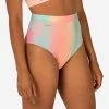 Culotte Taille Haute Femme ROSA BLUR PINK Idéale Pour Le Surf -Équipement De Surf culotte taille haute femme rosa blur pink ideale pour le surf