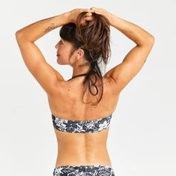 Haut De Maillot De Bain Bandeau Femme - Lori Borneo Noir -Équipement De Surf haut de maillot de bain bandeau femme lori borneo noir 3