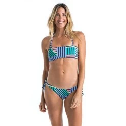 Haut De Maillot De Bain Bandeau LAURA GRAPHITI Avec Coques Amovibles -Équipement De Surf haut de maillot de bain bandeau laura graphiti avec coques amovibles 5