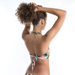 Haut De Maillot De Bain Bandeau LAURA JUNGLE Avec Coques Amovibles -Équipement De Surf haut de maillot de bain bandeau laura jungle avec coques amovibles 1