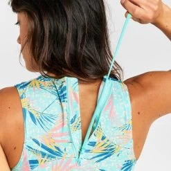 Haut De Maillot De Bain Brassière Femme - Carla Leoplant Turquoise 9 Haut De Maillot De Bain Brassière Femme - Carla Leoplant Turquoise -Équipement De Surf haut de maillot de bain brassiere femme carla leoplant turquoise 3