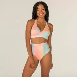 Haut De Maillot De Bain Femme Brassière De Surf ANA BLUR PINK -Équipement De Surf haut de maillot de bain femme brassiere de surf ana blur pink 1