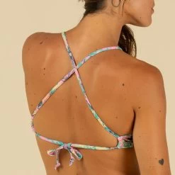 HAUT DE MAILLOT DE BAIN FEMME BRASSIÈRE DE SURF AVEC COQUES ANDREA PUNKY PINK -Équipement De Surf haut de maillot de bain femme brassiere de surf avec coques andrea punky pink 3