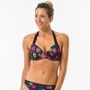 Haut De Maillot De Bain Femme Push Up Avec Coques Fixes ELENA TOMEI -Équipement De Surf haut de maillot de bain femme push up avec coques fixes elena tomei