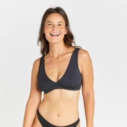 Haut De Maillot De Bain Femme Toutes Tailles - 6'50 Noir 11 Haut De Maillot De Bain Femme Toutes Tailles - 6'50 Noir -Équipement De Surf haut de maillot de bain femme toutes tailles 650 noir 3