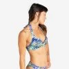 Haut De Maillot De Bain Push Up Femme - Elena Cuty Bleu 1 Haut De Maillot De Bain Push Up Femme - Elena Cuty Bleu -Équipement De Surf haut de maillot de bain push up femme elena cuty bleu