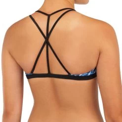 HAUT DE MAILLOT DE BAIN SURF FILLE BRASSIÈRE BLEU BONDI 500 -Équipement De Surf haut de maillot de bain surf fille brassiere bleu bondi 500 1
