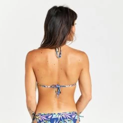 Haut De Maillot De Bain Triangle Femme - Mae Cuty Bleu 8 Haut De Maillot De Bain Triangle Femme - Mae Cuty Bleu -Équipement De Surf haut de maillot de bain triangle femme mae cuty bleu 2