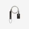 Leash Surf 7' (210 Cm) Diamètre 7 Mm Noir -Équipement De Surf leash surf 7 210 cm diametre 7 mm noir