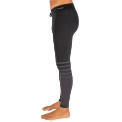 Legging Anti UV Surf 100 Homme Noir -Équipement De Surf legging anti uv surf 100 homme noir 2