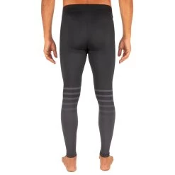 Legging Anti UV Surf 100 Homme Noir -Équipement De Surf legging anti uv surf 100 homme noir 3
