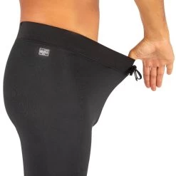 Legging Anti UV Surf 100 Homme Noir -Équipement De Surf legging anti uv surf 100 homme noir 4
