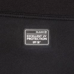 Legging Anti UV Surf 100 Homme Noir -Équipement De Surf legging anti uv surf 100 homme noir 5