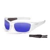 Lunette Soleil Flottantes Sport Nautiques OCEAN Bermuda Blanc Et Revo Bleu -Équipement De Surf lunette soleil flottantes sport nautiques ocean bermuda blanc et revo bleu