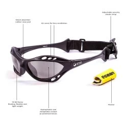 Lunette Soleil Flottantes Sport Nautiques OCEAN Cumbuco Noir Et Fume -Équipement De Surf lunette soleil flottantes sport nautiques ocean cumbuco noir et fume 3