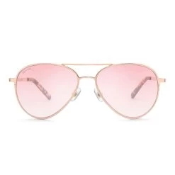 Lunettes De Soleil Aviateur Acier Inox Surf Homme Et Femme San Siro Pêche Rosé -Équipement De Surf lunettes de soleil aviateur acier inox surf homme et femme san siro peche rose 1