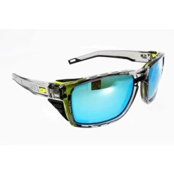 Lunettes De Soleil Julbo Shield M Gris Bleu Polarisé , Coques Amovibles -Équipement De Surf lunettes de soleil julbo shield m gris bleu polarise coques amovibles 2