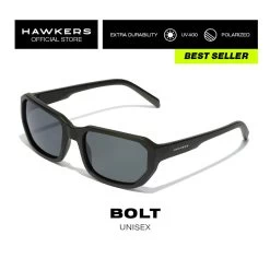 HAWKERS Lunettes De Soleil Pour Homme Et Femme BLACK DARK POLARIZED - BOLT 9 HAWKERS Lunettes De Soleil Pour Homme Et Femme BLACK DARK POLARIZED - BOLT -Équipement De Surf lunettes de soleil pour homme et femme black dark polarized bolt 2