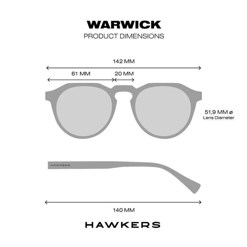 HAWKERS Lunettes De Soleil Pour Homme Et Femme CARBON BLACK SKY - WARWICK Raw 8 HAWKERS Lunettes De Soleil Pour Homme Et Femme CARBON BLACK SKY - WARWICK Raw – Image 6