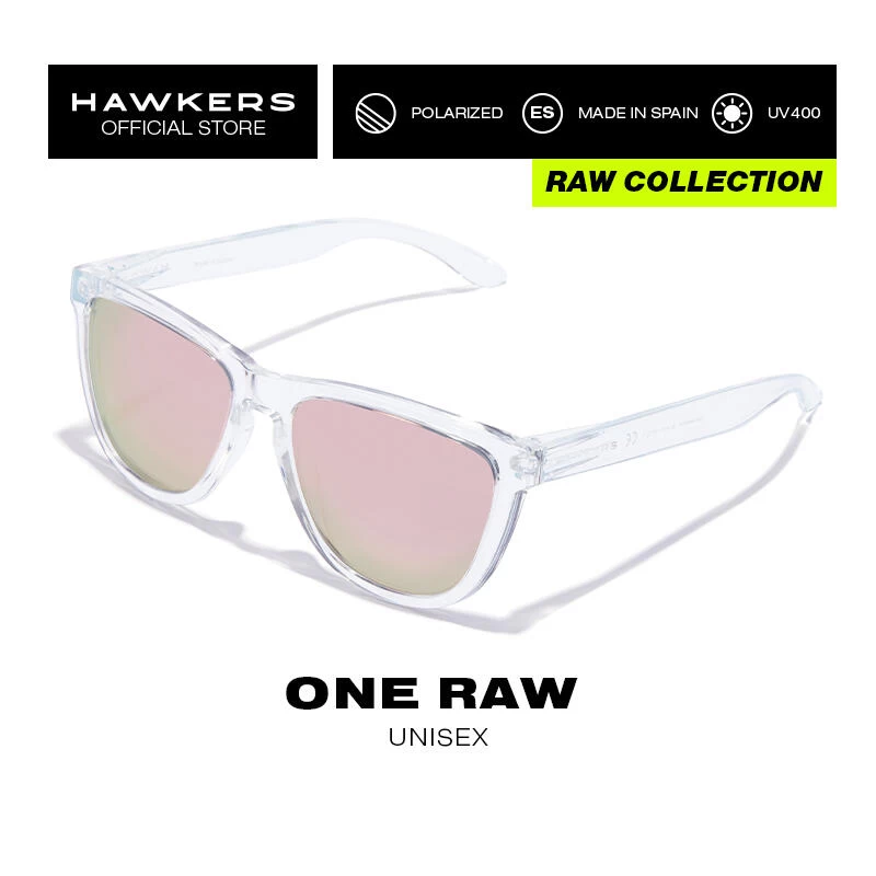 HAWKERS Lunettes De Soleil Pour Homme Et Femme POLARIZED AIR ROSE GOLD - ONE Raw 4 HAWKERS Lunettes De Soleil Pour Homme Et Femme POLARIZED AIR ROSE GOLD - ONE Raw – Image 2