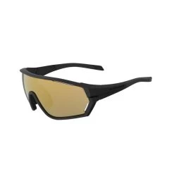 Rockrider LUNETTES VTT XC RACE NOIRES GOLD VERRES INTERCHANGEABLES CAT 0+3