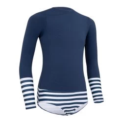Maillot 1 Pièce Manches Longues Fille MAYA Bleu Marine -Équipement De Surf maillot 1 piece manches longues fille maya bleu marine 6