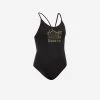 MAILLOT DE BAIN 1 PIECE FILLE 100 NOIR -Équipement De Surf maillot de bain 1 piece fille 100 noir