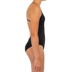 MAILLOT DE BAIN 1 PIECE FILLE 100 NOIR 8 MAILLOT DE BAIN 1 PIECE FILLE 100 NOIR -Équipement De Surf maillot de bain 1 piece fille 100 noir 2