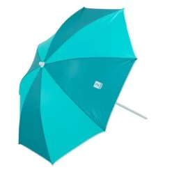 Decathlon PARASOL DE PLAGE PARUV 160 UPF 50+ 2 PLACES - Bleu Vert -Équipement De Surf parasol de plage paruv 160 upf 50 2 places bleu vert 3