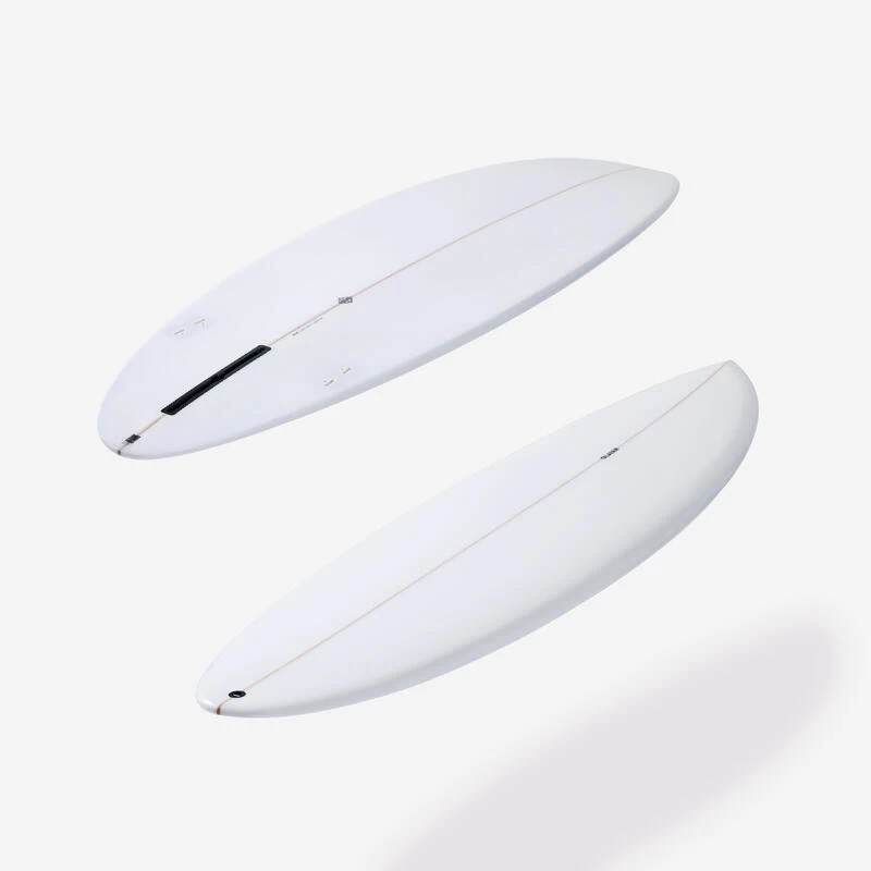 Planche De Surf 6'8" - 900 Mid-length Blanc 4 Planche De Surf 6'8" - 900 Mid-length Blanc – Image 2