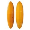 Planche De Surf BEAVER Mid Length Twin Pin Double Layer Orange 6'6" -Équipement De Surf planche de surf beaver mid length twin pin double layer orange 66