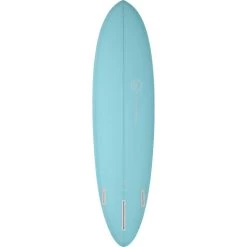 Planche De Surf EGG Mid Length 2+1 Teal 7'2" -Équipement De Surf planche de surf egg mid length 21 teal 72 2