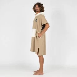 Poncho Surf Adulte - 500 Sable -Équipement De Surf poncho surf adulte 500 sable 4
