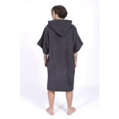 Poncho Surf Gris | Taille Unique | 100% Coton | Unisexe | Avec Manches -Équipement De Surf poncho surf gris taille unique 100 coton unisexe avec manches 2