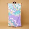 SERVIETTE L PRINT Flowy Parme 145x85 Cm 2 SERVIETTE L PRINT Flowy Parme 145x85 Cm -Équipement De Surf serviette l print flowy parme 145x85 cm